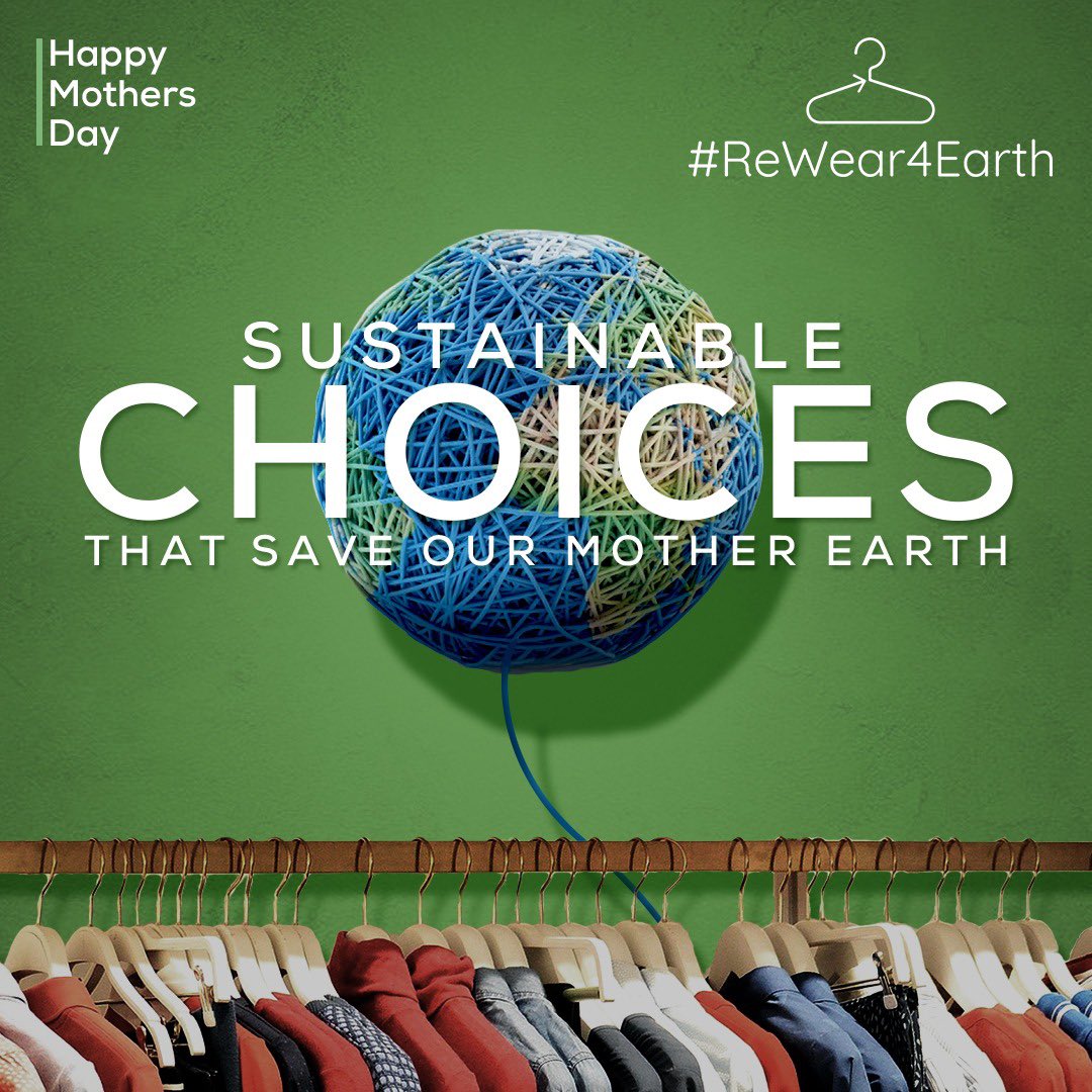 Celebrating the OG fashion icon, Mother Earth! 
Let's strut our stuff in a sustainable style that gives back to the ultimate trendsetter. When it comes to fashion, there's no PLANet B! 

#ReWear4Earth #MothersDay #SustainableFashion #SustainableChoices