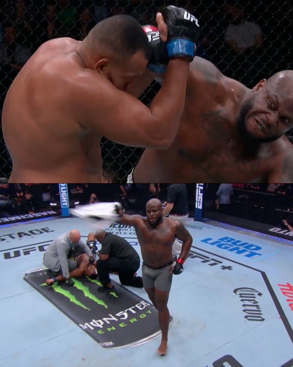 Derrick Lewis landed the KO shot and the shorts came off 😅 #UFCStLouis