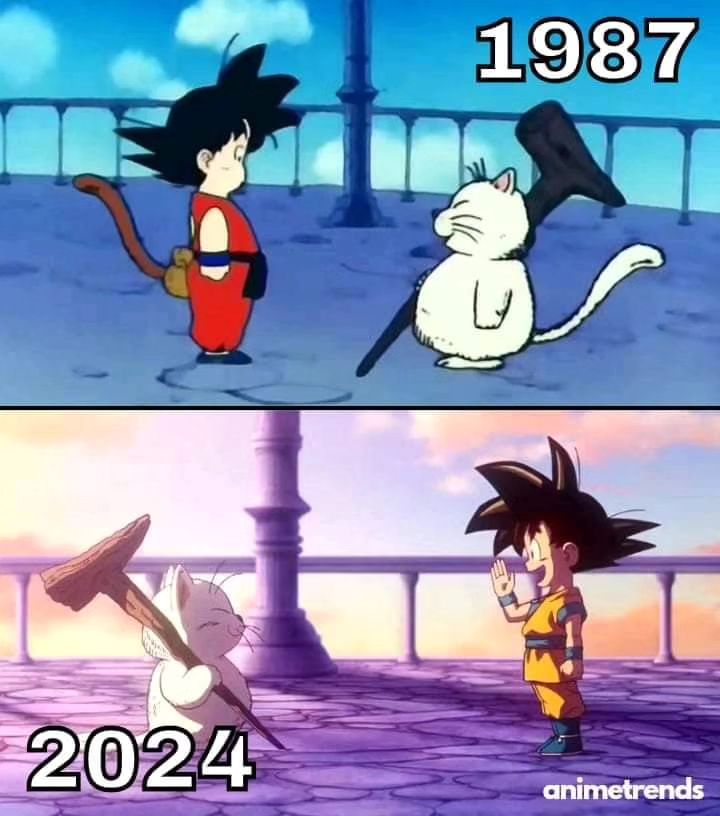 Looking forward to seeing dragon Ball daima and goku being a kid again