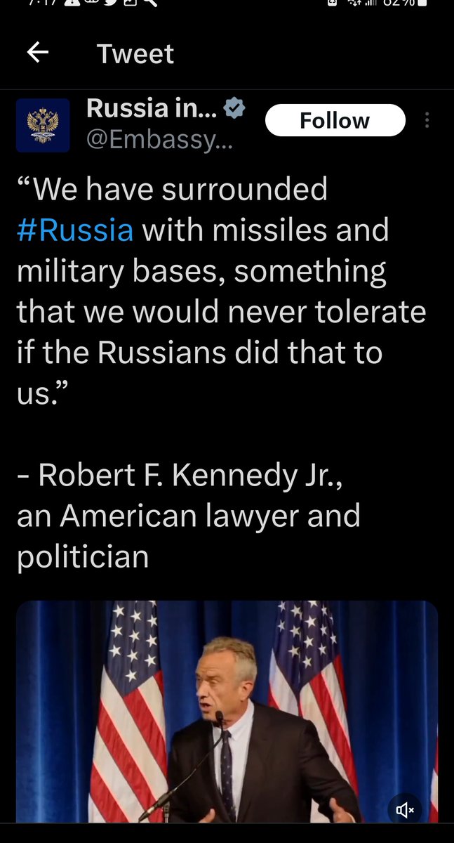 @dmp267 @MsMalarkey24 The Russian Embassy in Africa quoted Robert Kennedy Jr's Russian disinformation a few months ago..