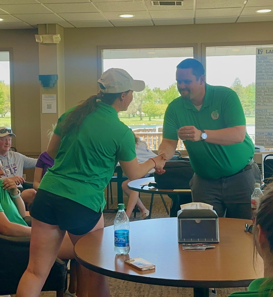 SLHSGirlsGolf's tweet photo. Congratulations to Maddy Raveling for carding her personal low score of 78 today at Lake Creek to be the invite Medalist.  Great job, Maddy! https://t.co/riF6DzVFeA
