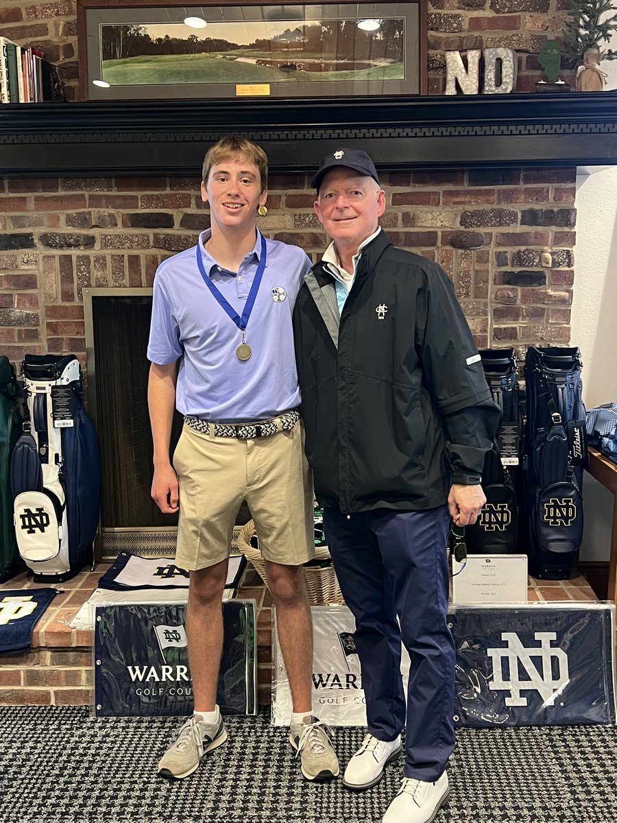 BCHSGOLF's tweet image. Colin Kirchgessner was medalist at the Culver invite with a 75 on a very windy day on the difficult Warren course at Notre Dame! Charlie Belch with a top 5 finish with a very solid 78 as well! BC team score of 319 finished 2nd out of 19 teams