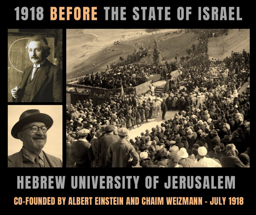 To the Haters on X who think Jews only came to Israel to escape the Nazis - 3 Universities founded before 1920. 1) Bezalel Academy of Arts and Design founded in 1906 is Israel's oldest institution of higher education and is considered the most prestigious art school…