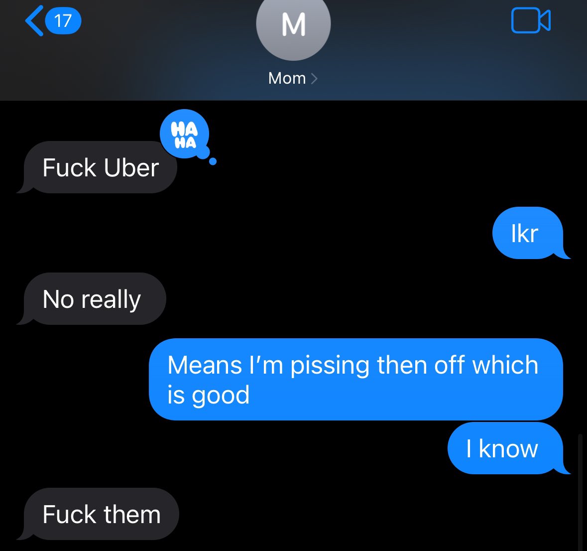 On this day in history 5/11/24 I got banned from using @Uber by their top shareholders @BlackRock and @Vanguard_Group and all me and my mom have to say is Fuck You 🕊️ (Im winning).
