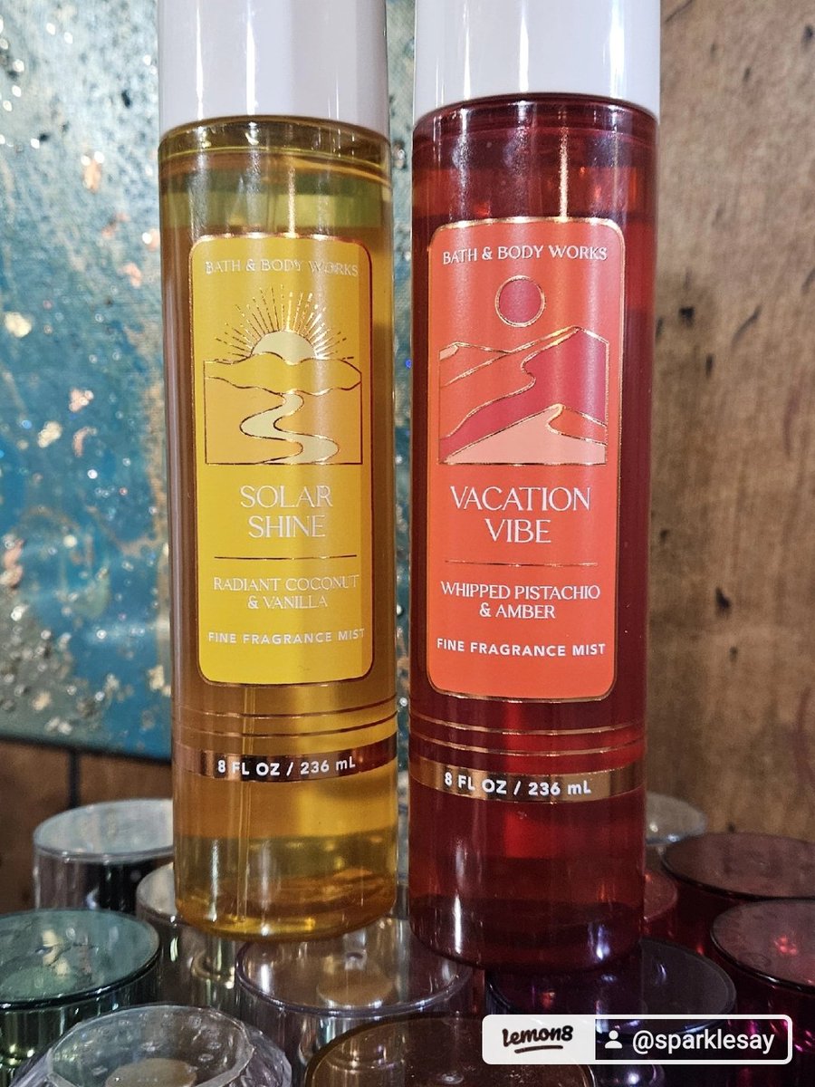 OMG! Bath&Bodyworks NEW Summer Line has begun! Vacation Vibes & Solar Shine are giving off some Sol De Janeiro Vibes...and IM LOVING THEM!!! Full line later this week, so I hear...Stay Tuned!