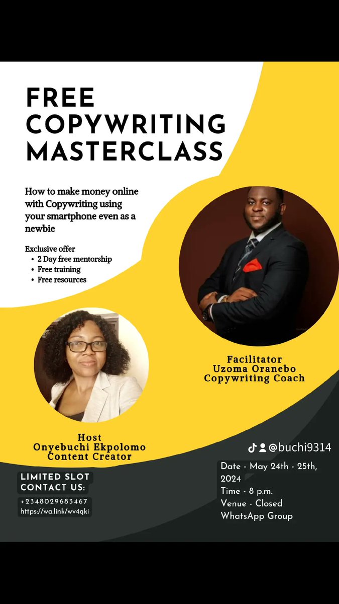 It's value o'clock. Help someone learn how to become financially independent using online tools and their smart phones, without breaking the bank. Jump in now as slots are limited👇

For more details use this link wa.link/wv4qki and share widely