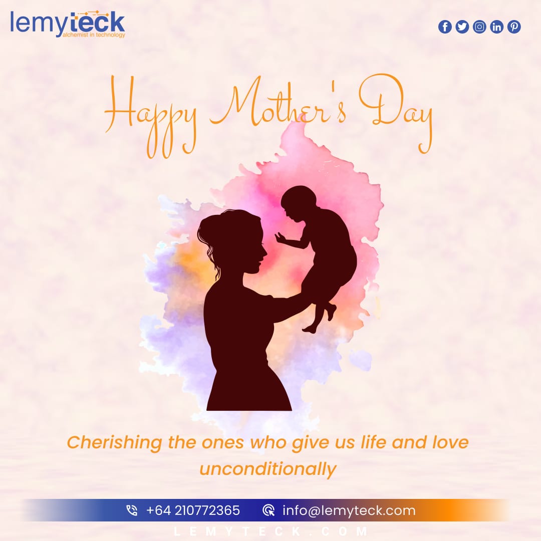 🌷 Happy Mother's Day! 💖 Honoring those who gift us life and boundless love. 🌟 May your day be as bright as the love you endlessly give. #KiwiMoms #MothersDay #UnconditionalLove #Family #Lemyteck