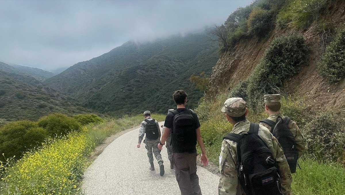 Early this morning, 7 cadets completed a 14-mile hike in remembrance of the Bataan Death March, where 75,000 Filipino and American soldiers walked in Japan for 66 miles with little food and water. These cadets had a great time today and we are so proud of what they accomplished.