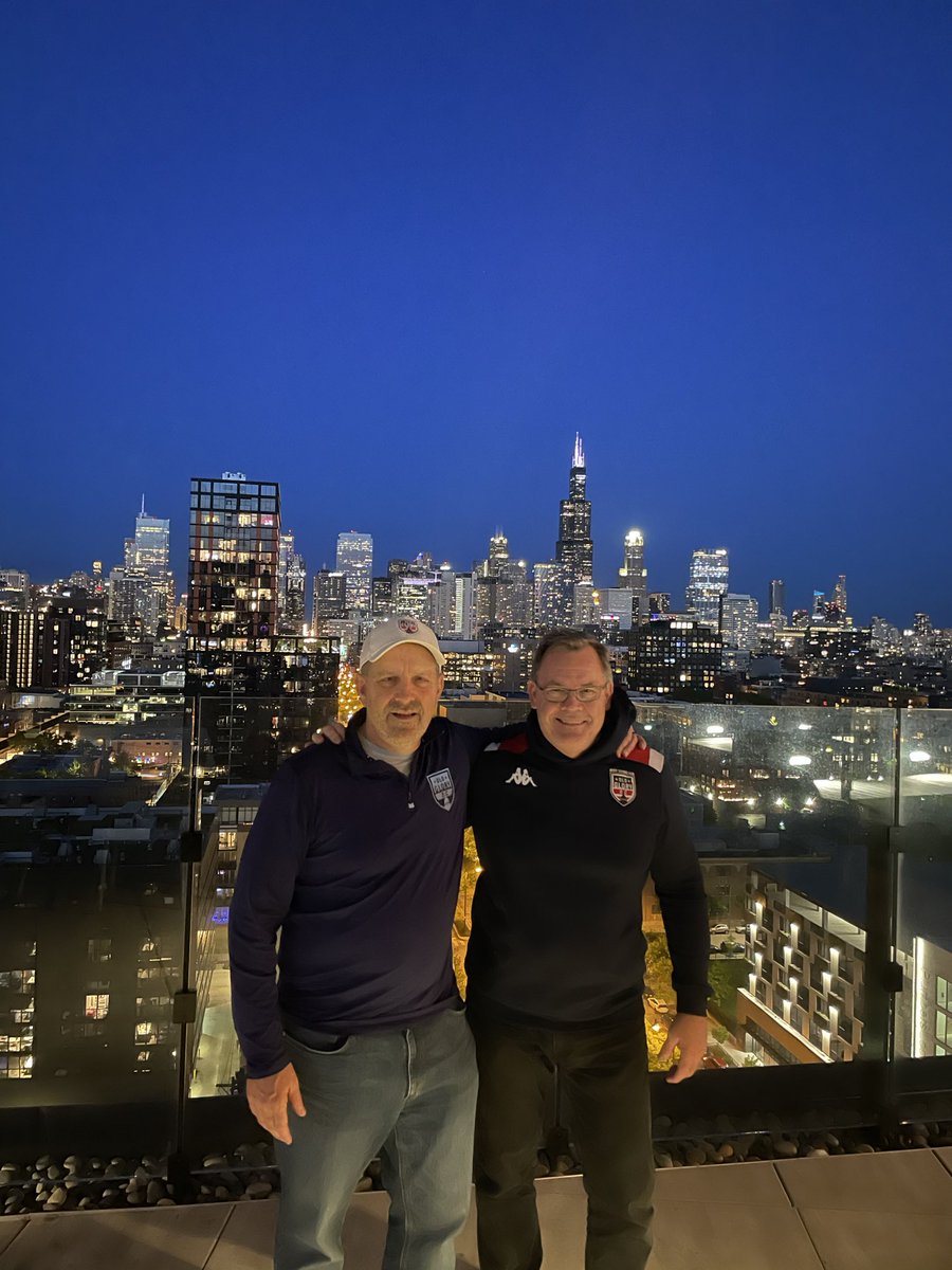 Solid win by ⁦@OldGloryDC⁩ but grateful for our partners ⁦@HoundsChicago⁩ - great venue and experience - what a view ! Love ⁦@usmlr⁩