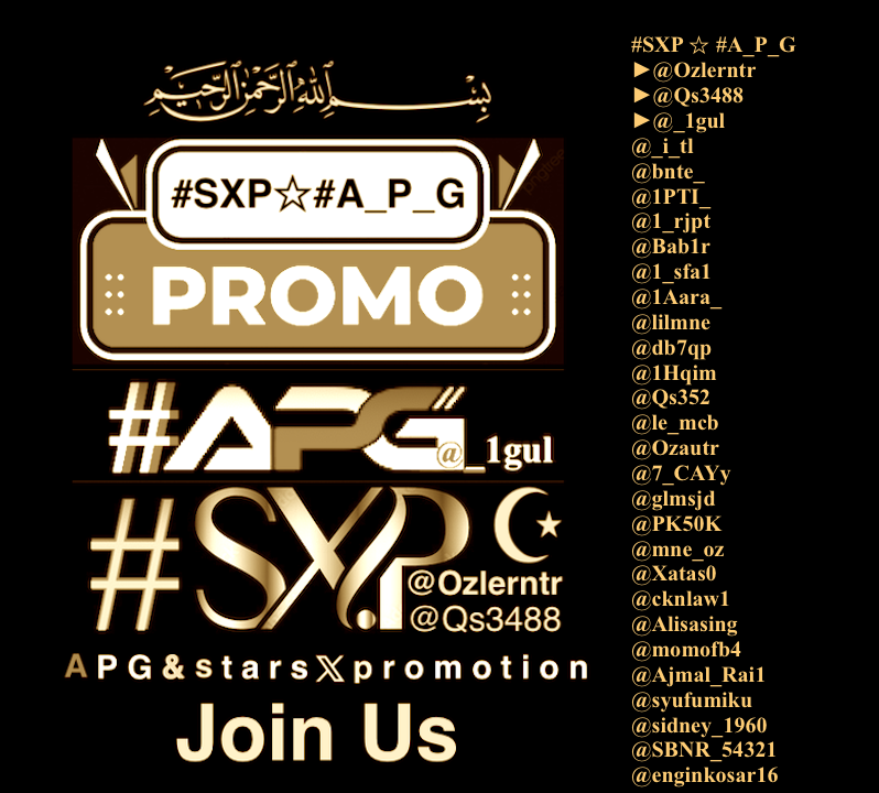 #SXP ☆ #A_P_G ►@Ozlerntr ►@Qs3488 ►@_1gul @_i_tl @bnte_ @1PTI_ @1_rjpt @1_sfa1 @1Aara_ @lilmne @db7qp @1Hqim @Qs352 @le_mcb @Ozautr @7_CAYy @glmsjd @PK50K @mne_oz @NMK6t @Xatas0 @NMK64 @cknlaw1 @Alisasing @Ajmal_Rai1 @xm_10000 @syufumiku @sidney_1960 @SBNR_54321 @enginkosar16