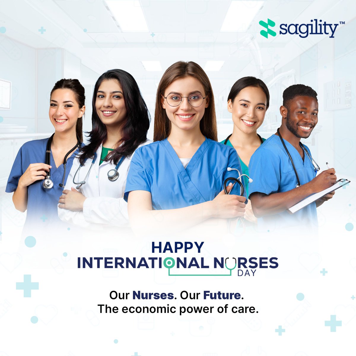 Today, we honor the incredible dedication and tireless efforts of nurses around the world. This year's theme, 'Our Nurses. Our Future. The Economic Power of Care.' highlights the invaluable contributions nurses make.​ Happy #InternationalNursesDay!