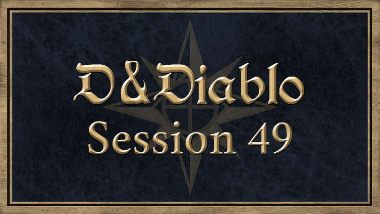 D&Diablo session 49! With the temptations of the swamp (mostly) resisted, the party gears up to head deeper into the hells... Delving live! twitch.tv/plus_1_shot
