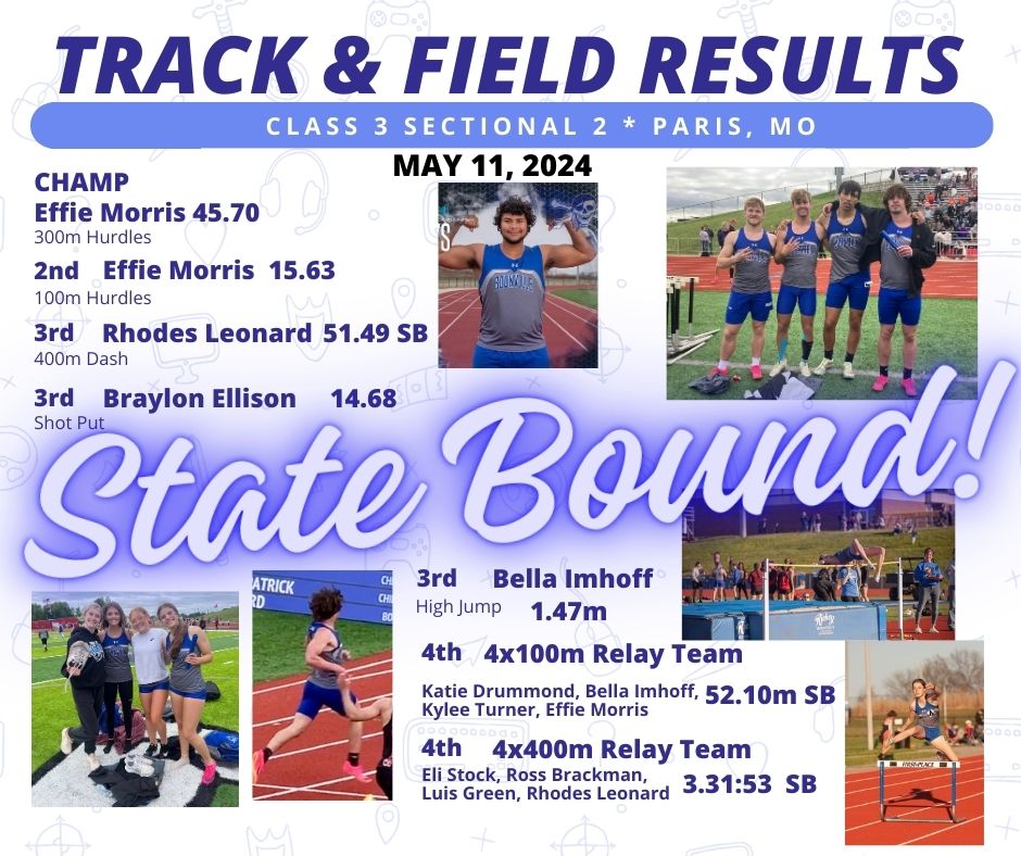 When you woke up this morning, did you dream that Boonville would be sending NINE Athletes to State Track & Field?!  Dreams do come true!  Congratulations to these Student-Athletes who brought home hardware today and will be continuing their season next week!  We are so proud!