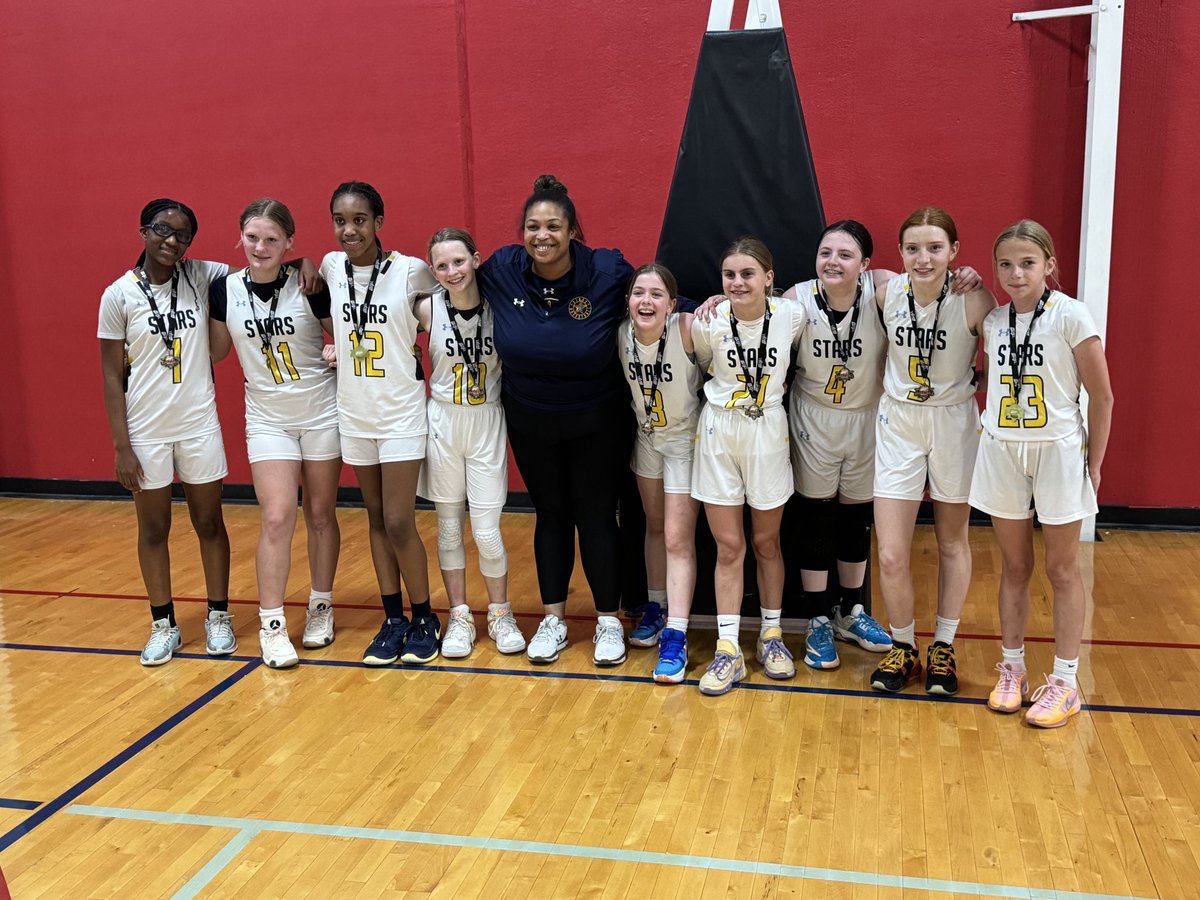 So proud of these young ladies today. 3-0 and got the gold#Starsbasketball! Keep working hard ladies. #proudofyouguys <a href="/StarsBballClub/">STARS Basketball Club</a>