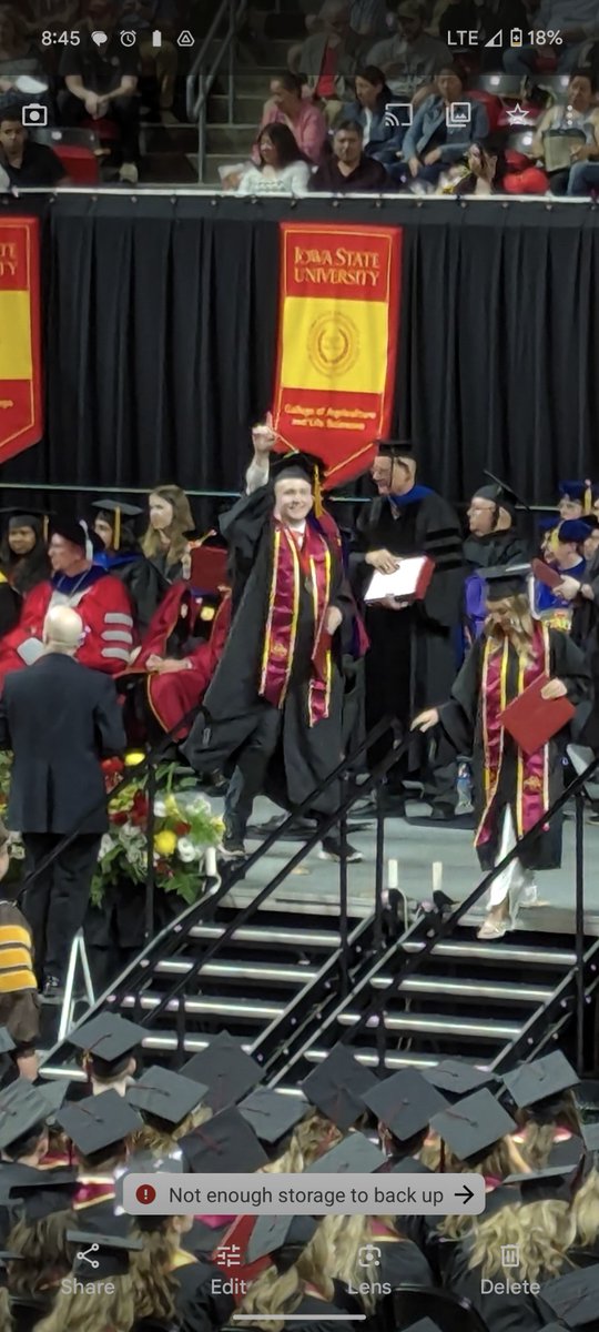 That's Mr. Weatherman to you. 

I have officially graduated from Iowa State University and I am now a degreed Meteorologist!