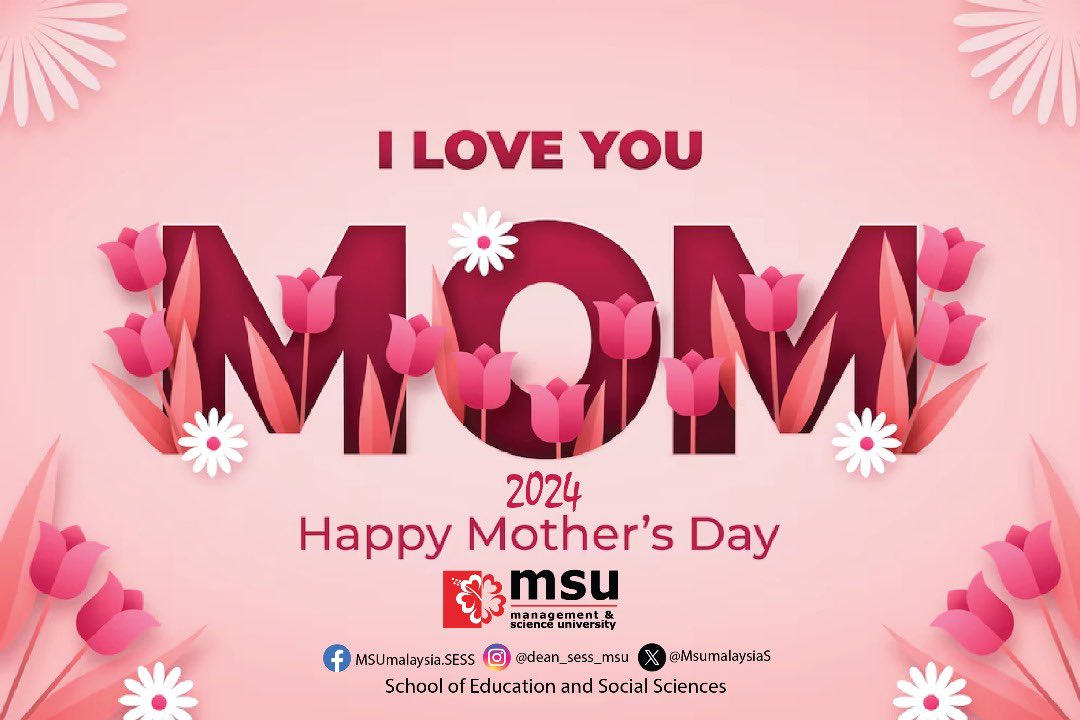 MsumalaysiaS's tweet photo. Today and every day, we honor you, Mothers, Moms, Ibu, Mak, Bonda, Mama, Amma, 妈妈 ……
#MSUmalaysia
#Mommatters
#MSUmothersday #SESS https://t.co/IEBnkybfmI