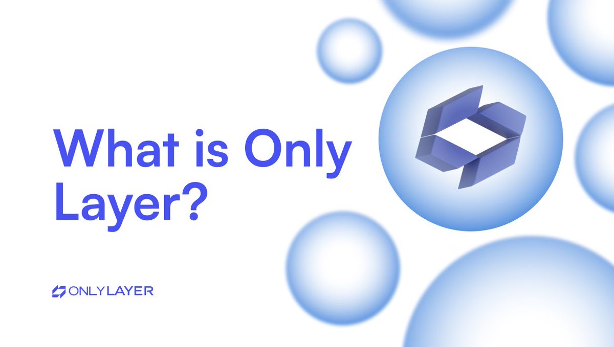 📢OnlyLayer Testnet ✅

- OnlyLayer là  Layer2 kết hợp tập trung vào khả năng mở rộng theo thời gian thực, hỗ trợ bởi Optimistic rollup và đồng thời cung cấp #zkproofs an toàn. 

⚠️Chưa rõ backer, ae làm testnet nên dùng ví phụ nhé.
#DYOR 

👉Hướng dẫn👇