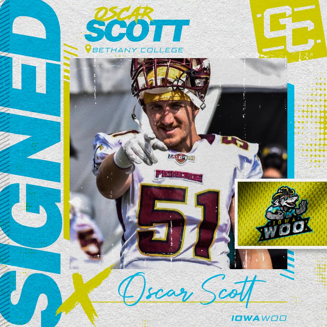 Congratulations to our #TGCathlete and the TGC OG Oscar Scott for signing with the Iowa Woo of The Arena League. Oscar will bring his relentless effort and veteran leadership to the first year team in the first year league. #thegridironcrew #indoorfootball #waterloo #iowawoo #TAL