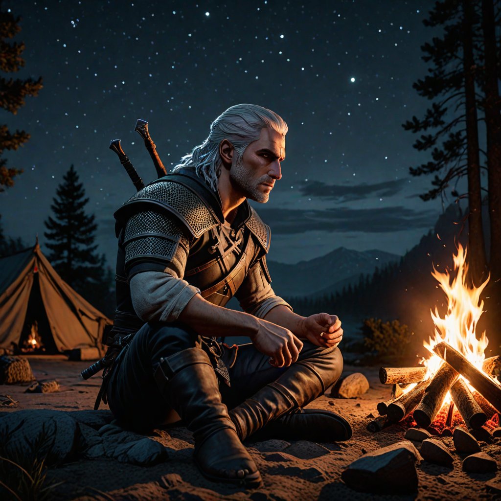 Camping

Image created by an AI Art Generator ℍ𝕠𝕥𝕡𝕠𝕥

#Geralt #GeraltOfRivia #TheWitcher