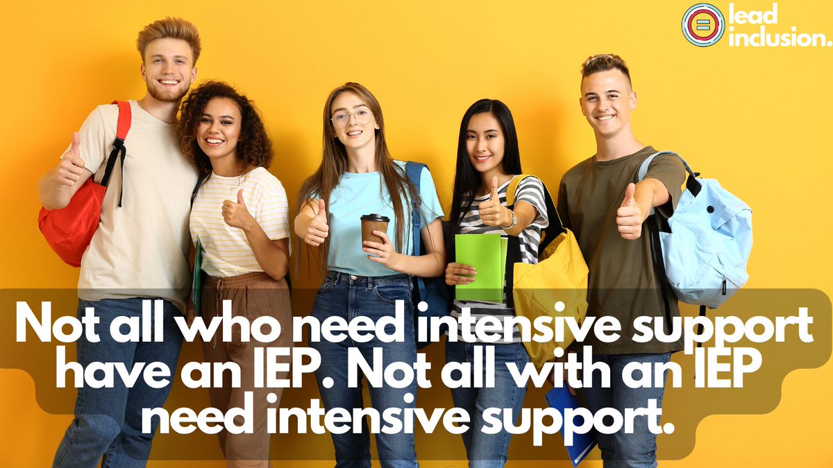 👥 Tier 3 intervention is NOT #SpecialEducation. Tier 3 only means intensive support. Not all who need intensive support have an #IEP. Not all with an IEP need intensive support. #LeadInclusion #EdLeaders #Teachers #UDL #TeacherTwitter
