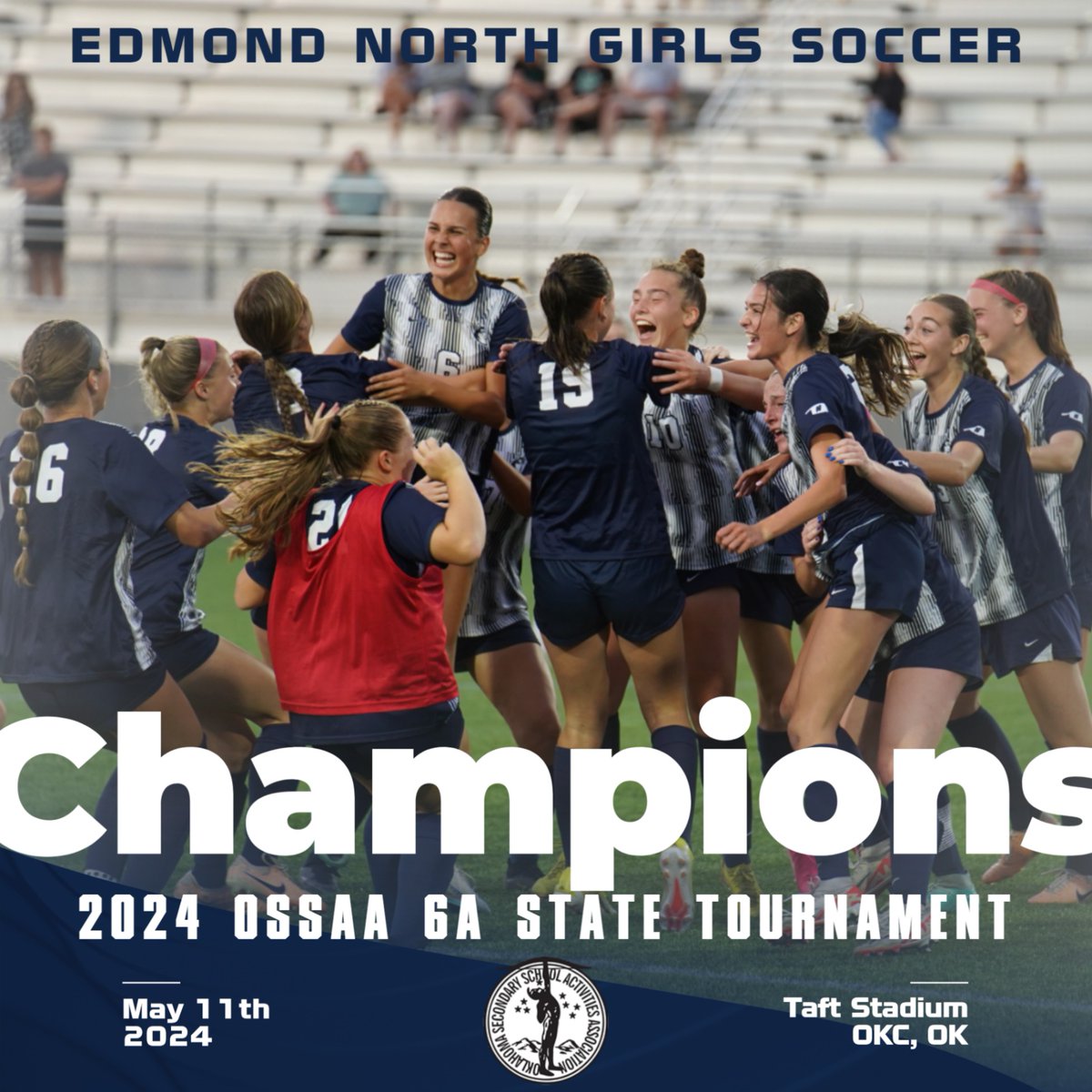 Edmond North Girls Soccer wins the 2024 OSSAA 6A State Championship! #HuskyNation #uN1ty @enhs.girls.soccer