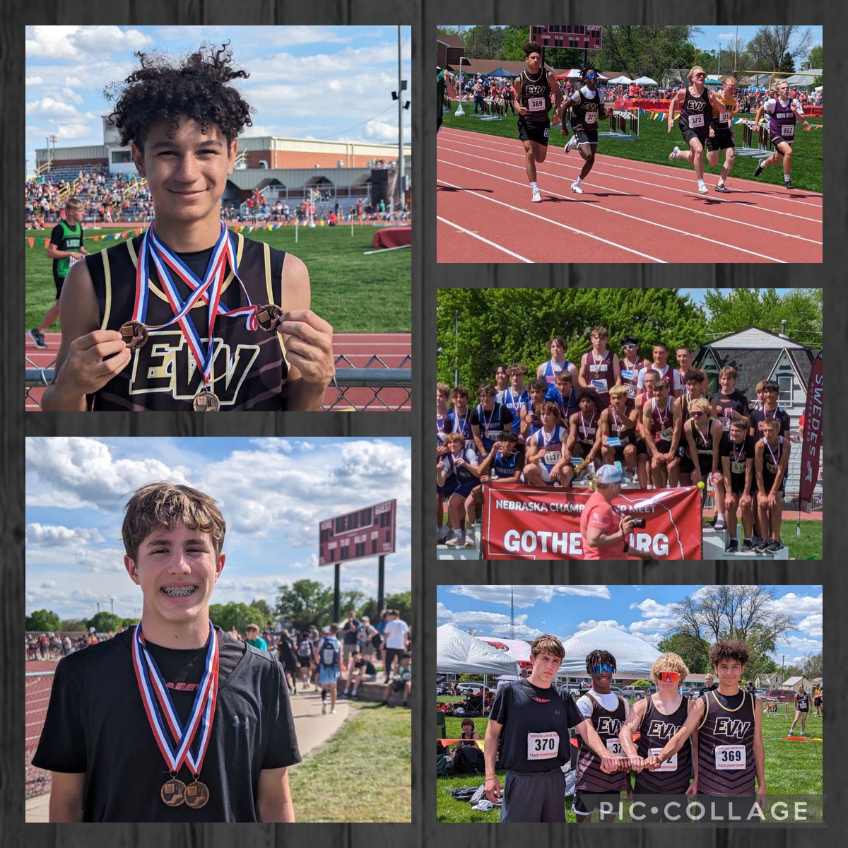 EVV competed at Jr high State track meet in Gothenburg. Isaiah placed 6th in triple jump and 8th in the 100. Brooks got 7th in 110 hurdles and Isaiah, Brooks, Gavin, and Titus beat the EVV school record by getting 5th in relay! Congrats team! #EPSAchieves #WhatWeDoAtValleyView