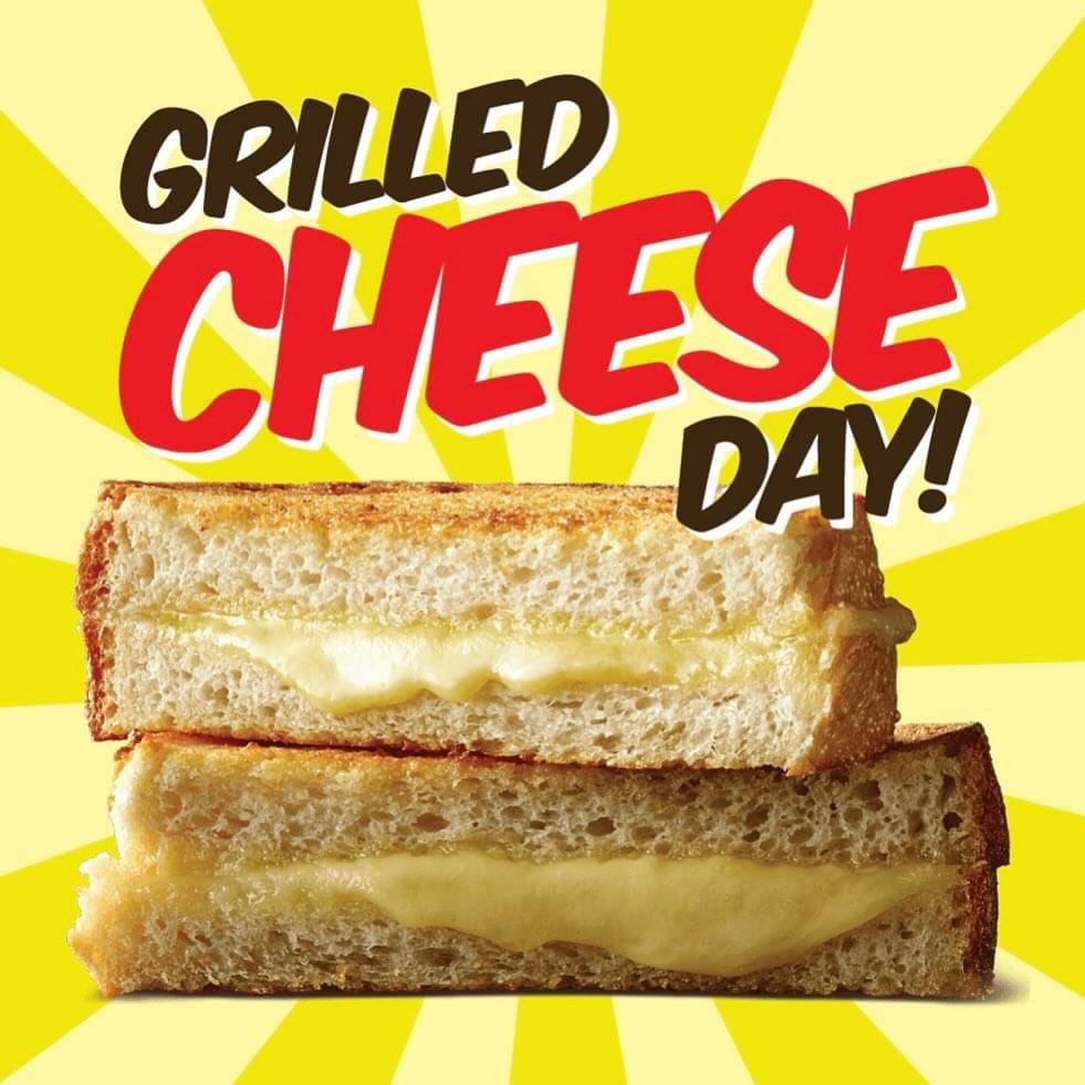 WalkersDougnuts's tweet photo. Make your way to your nearest  Walker’s store or pop-up and indulge in a delicious toastie! It’s the ideal way to honour Grilled Cheese Day 🍞🧀💛 https://t.co/il076BilpO