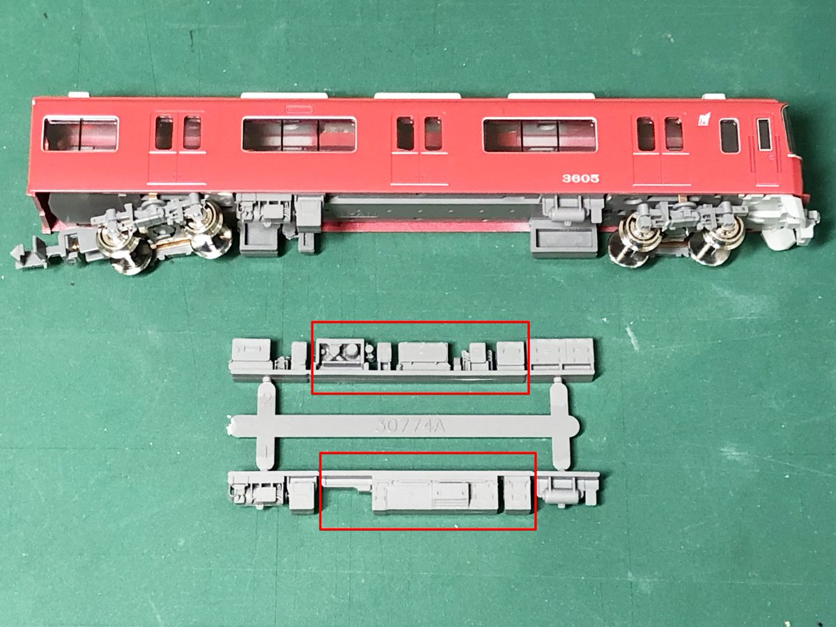 グリーンマックス　名鉄　3500系　機器更新車 名鉄3500系（機器更新車・行先表示点灯）増結4両 | 鉄道模型店