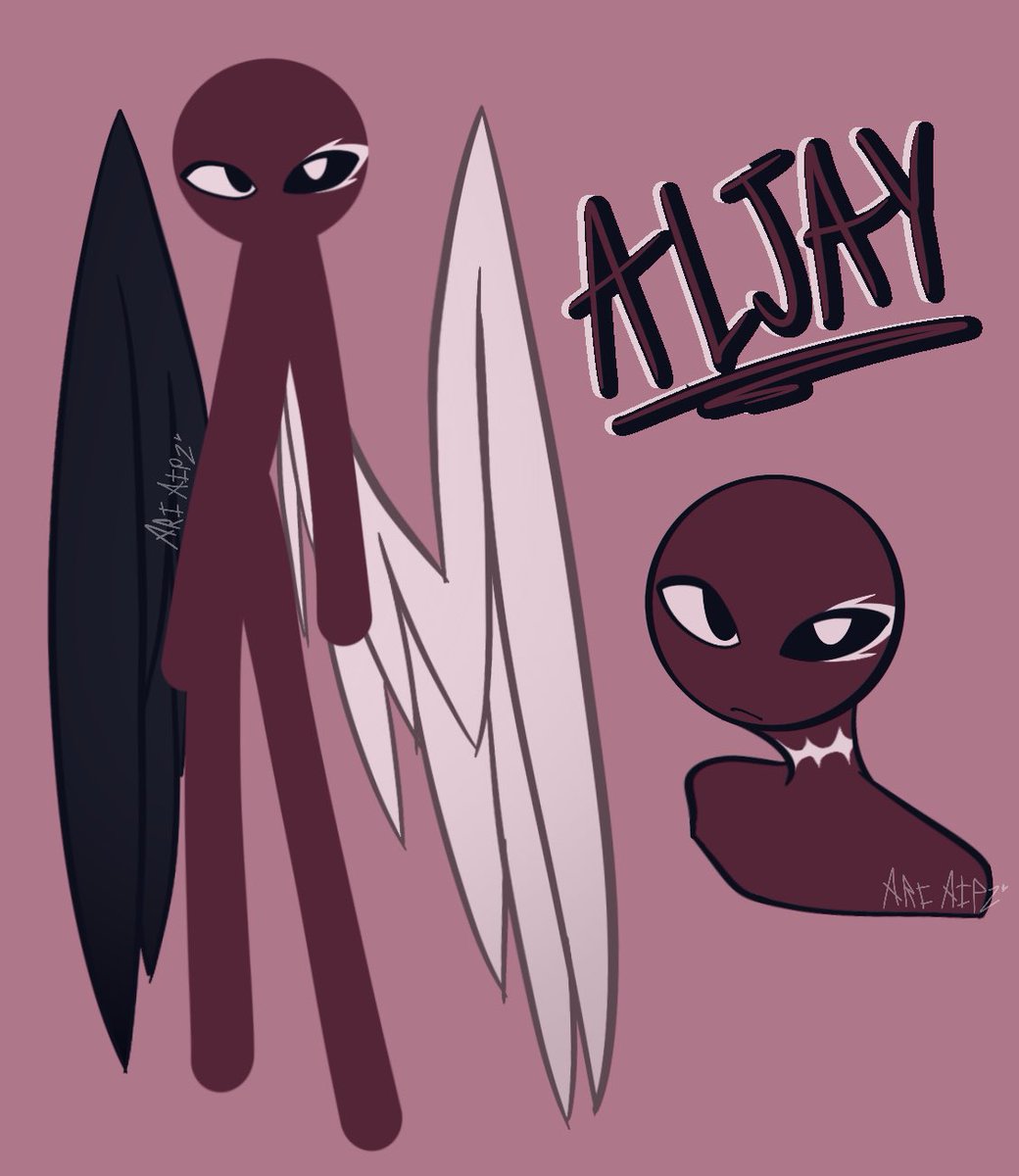 Made a new random stick OC! Say hi to Aljay :>
(I dunno what to do with him-)