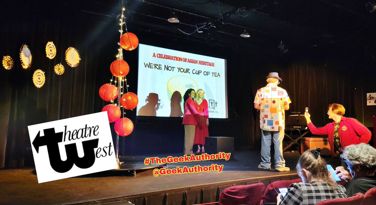 Seeing a production of #WereNotYourCupOfTea fundraising event at @TheatreWest Theatre Review to follow from #TheGeekAuthority@ @GeekAuthority