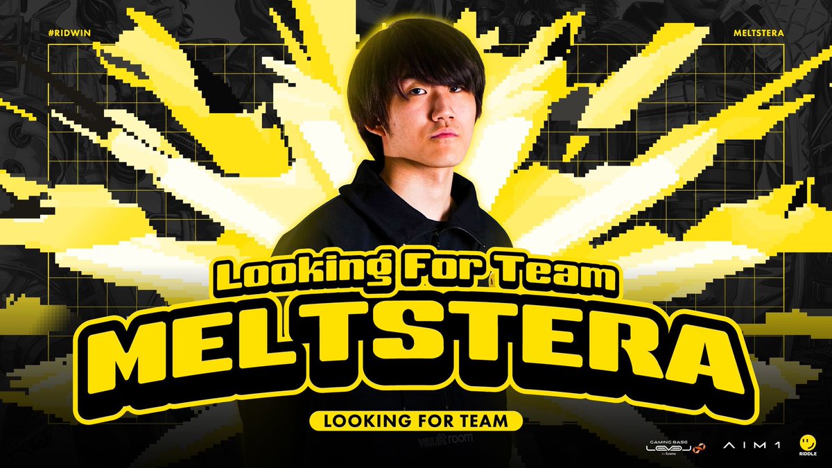 RIDDLEORDER's tweet image. [ RIDDLE - #APEXLEGENDS ]

APEX部門に所属するメルトステラ(@Meltstera)に契約を残した状態で、新たなチームへの移籍を許可することを決定しました。

メルトステラへご興味のあるチーム、企業様のお問い合わせは当チームメールアドレスにて受け付けております📩
RIDDLEORDER.R4L@gmail.com…