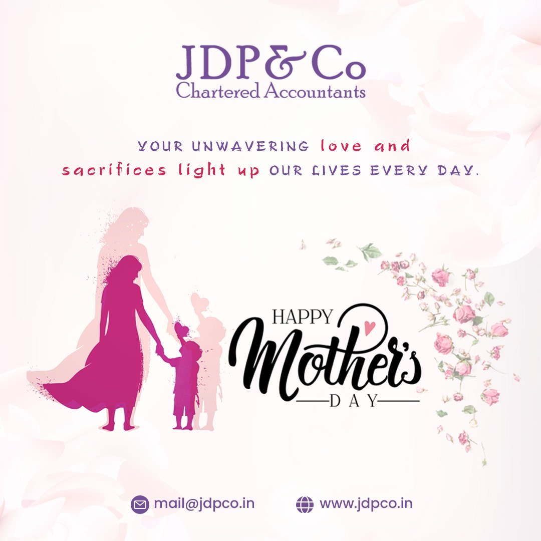 co_jdp's tweet photo. On Mother's Day, JDP & Co celebrates the unconditional love, sacrifice, and strength of all mothers.
#jdpandco #HappyMothersDay #MomLove #BestMomEver #Motherhood #ThankYouMom #MomLife #MomAppreciation #ca #charteredaccountant #cafirminhyderabad #cainterns #consulting https://t.co/e9f7kDGE9e