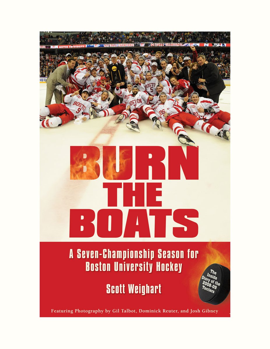 Not sure why I took so long to read this book, but a great read for any hockey fan, especially a @TerrierHockey fan. Thanks to @BUHockeyWriter Scott Weighart for sharing the 2009 championship season with all of us. Love the mention and photo of @busasquatch too! #ProudToBU