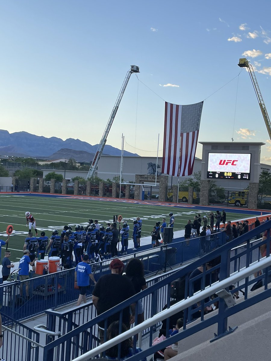 We’re in our district at Bishop Gorman High School cheering on our Police and Firefighters at the 2024 Las Vegas Police vs Fire Charity Football game! We ❤️ our Police and Firefighters! 👮‍♂️ 🧑‍🚒 🇺🇸ElizabethForNevada.com #nv03 #lasvegas #nevada #police #fire @LVFirefighters @LVMPD…