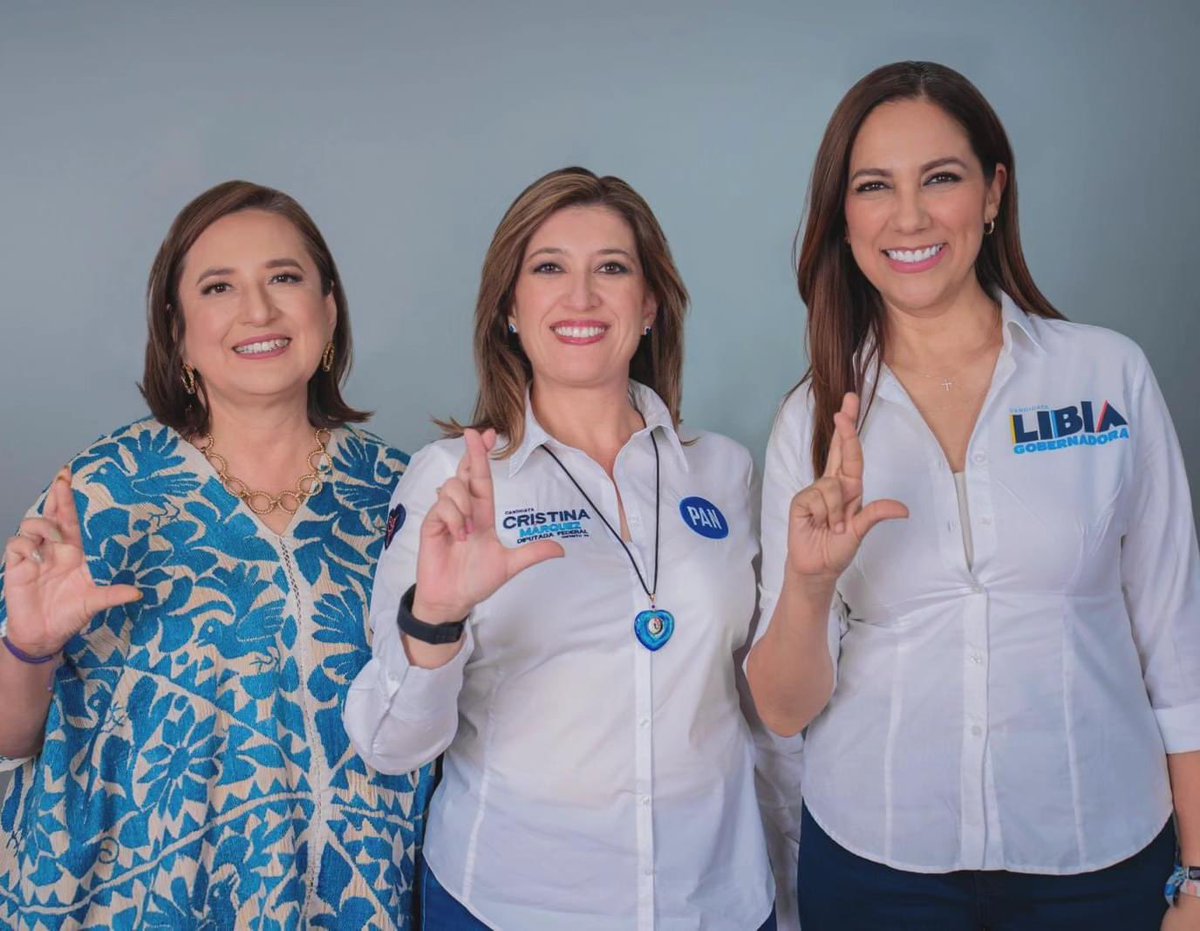 Con la próxima presidenta de la República y la próxima Gobernadora de Guanajuato,  listas para hacer equipo con #ExperienciaYConvicción.

Vamos a ganar.

2 de junio #VotaPAN 
#XóchitlPresidenta #ClaroQuePodemos
