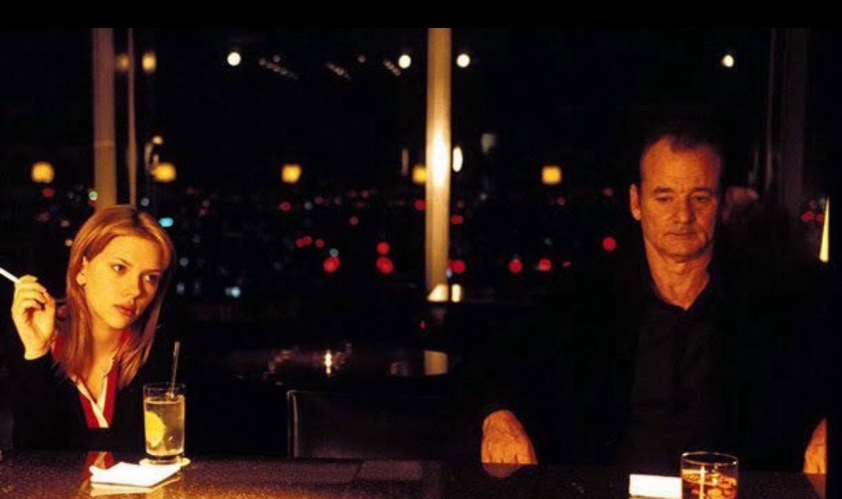 Lost In Translation. I think it's good to think about who you are, like Lost in Translation ロスト・イン・トランスレーション みたいにフワフワ #LostInTranslation #sofiacoppola #ScarlettJohansson #BillMurray