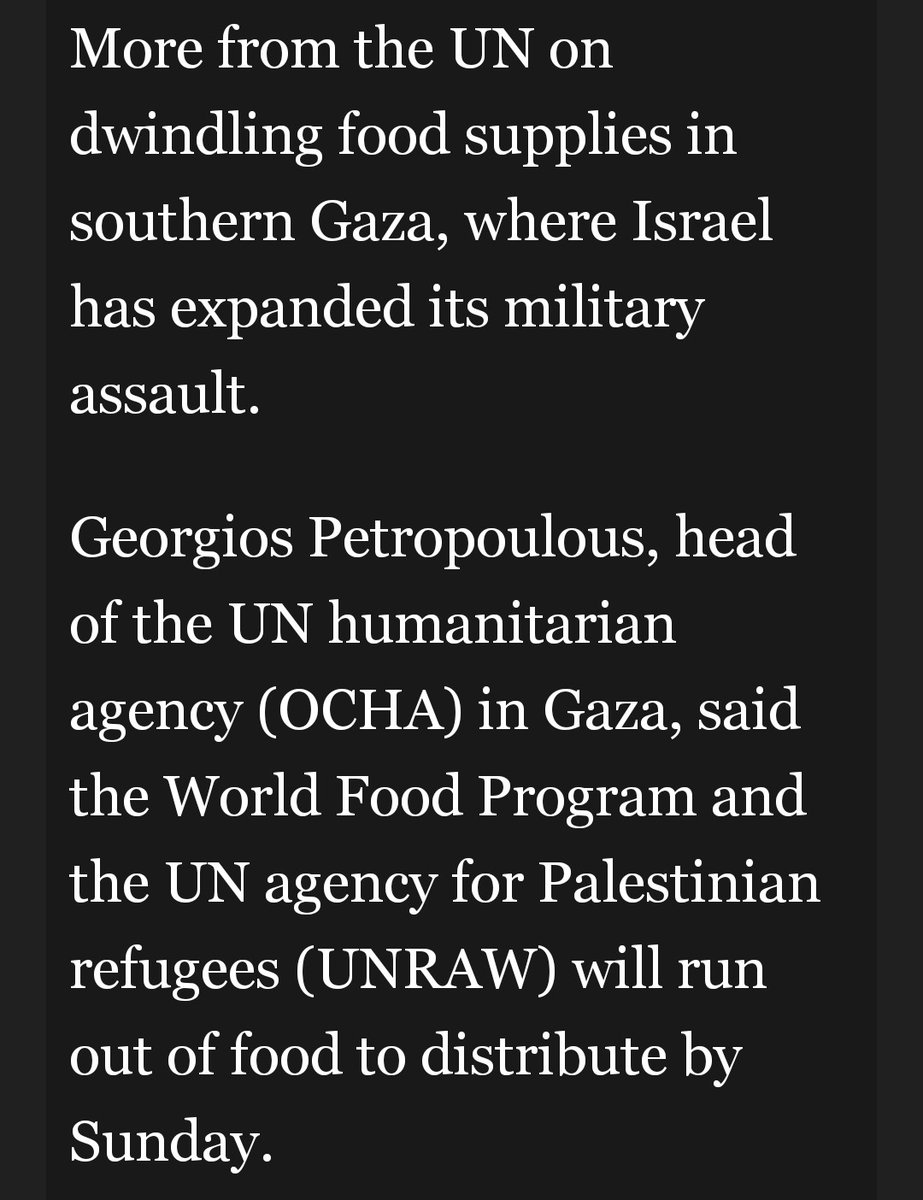 #HumanitarianCrisis #Gaza
The #Israelis are using #HumanitarianAid as a weapon since @yoavgallant said 'No food, no water, no electricity. We are fighting human animals.' So, they keep continuing committing this #WarCrime as it is against the Customary Int. Humanitarian Law.