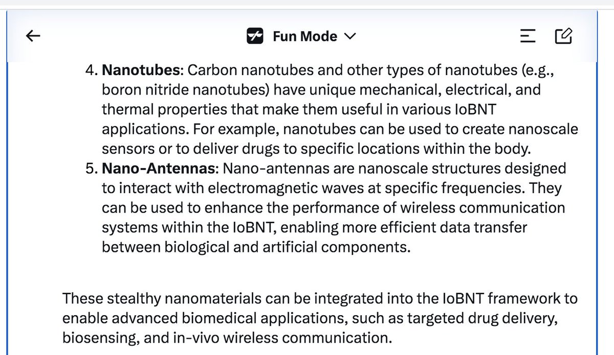 Yo Grok what are some stealthy nanomaterials?