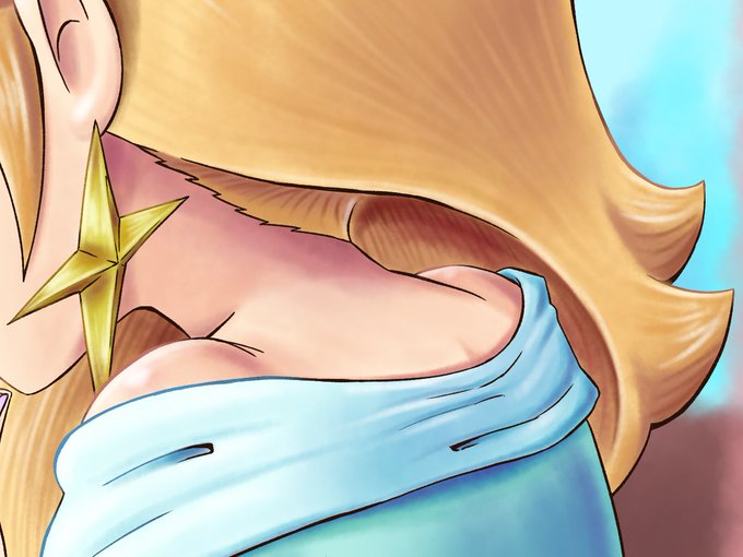 「blonde hair star earrings」 illustration images(Latest)
