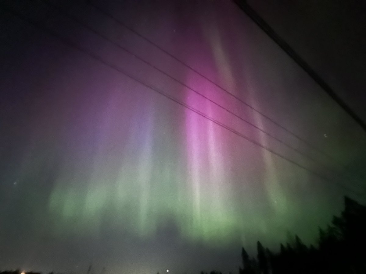 Aurora Borealis from Tacoma Washington!! #NorthernLights #Auroraborealis #SolarStorm