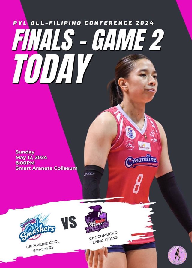 CHAMPIONSHIP DAY!

Never say die for Creamline team! Let's aim for finals conquest to win the 8 gold record! 💪

LET’S GO ELLADJ!
LET’S GO CREAMLINE!

#EllaDeJesus
#ElladinityEliteOfc
#PVL2024

📸 ctto