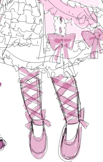 「bow pink theme」 illustration images(Latest)