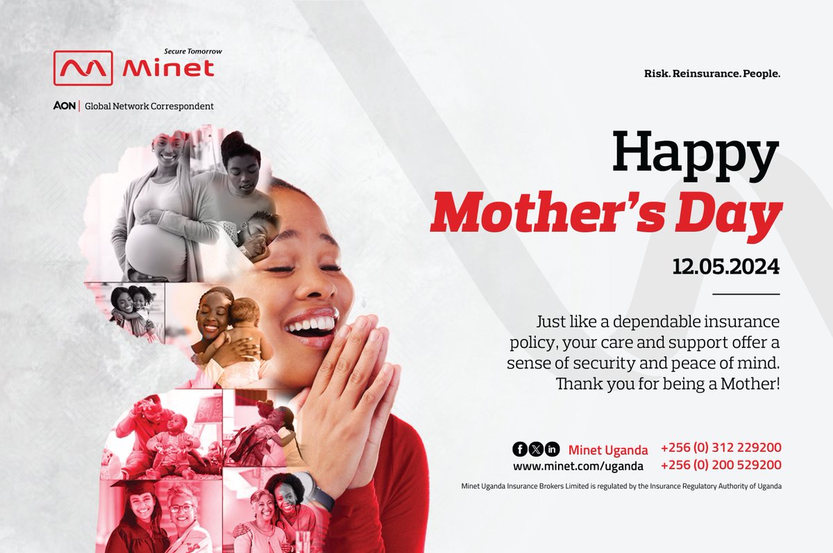 Mothers are the ears that listen, hands that hold, eyes that watch and minds that create. Happy Mothers’ Day to all our dear Mothers. #MothersDay #MinetUganda