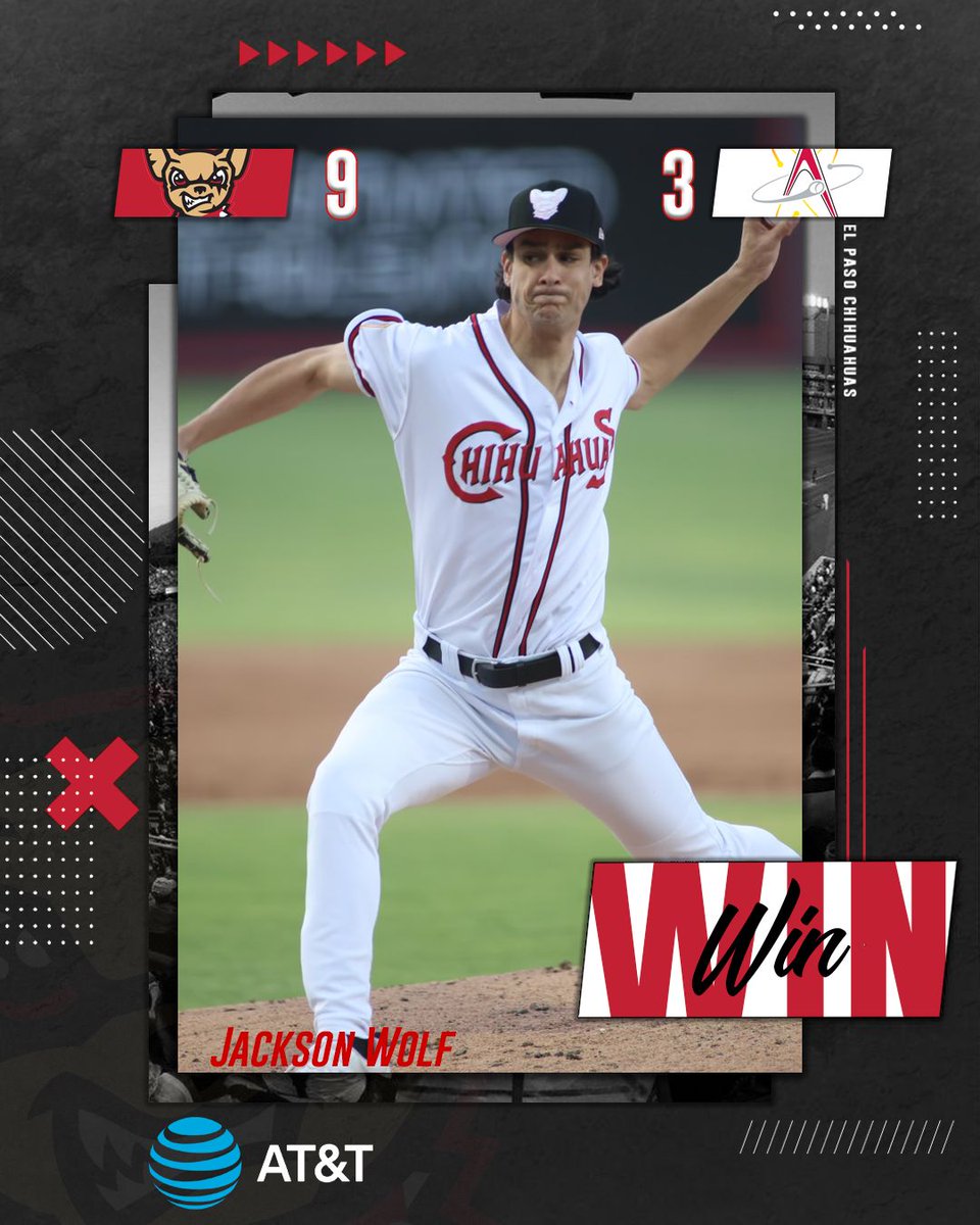 Jackson Wolf tossed 6.0 innings and picked up 7Ks & walked 2 in the Chihuahuas 9-3 win over ABQ. Join us tomorrow for the final game of the series as we celebrate Mother's Day!