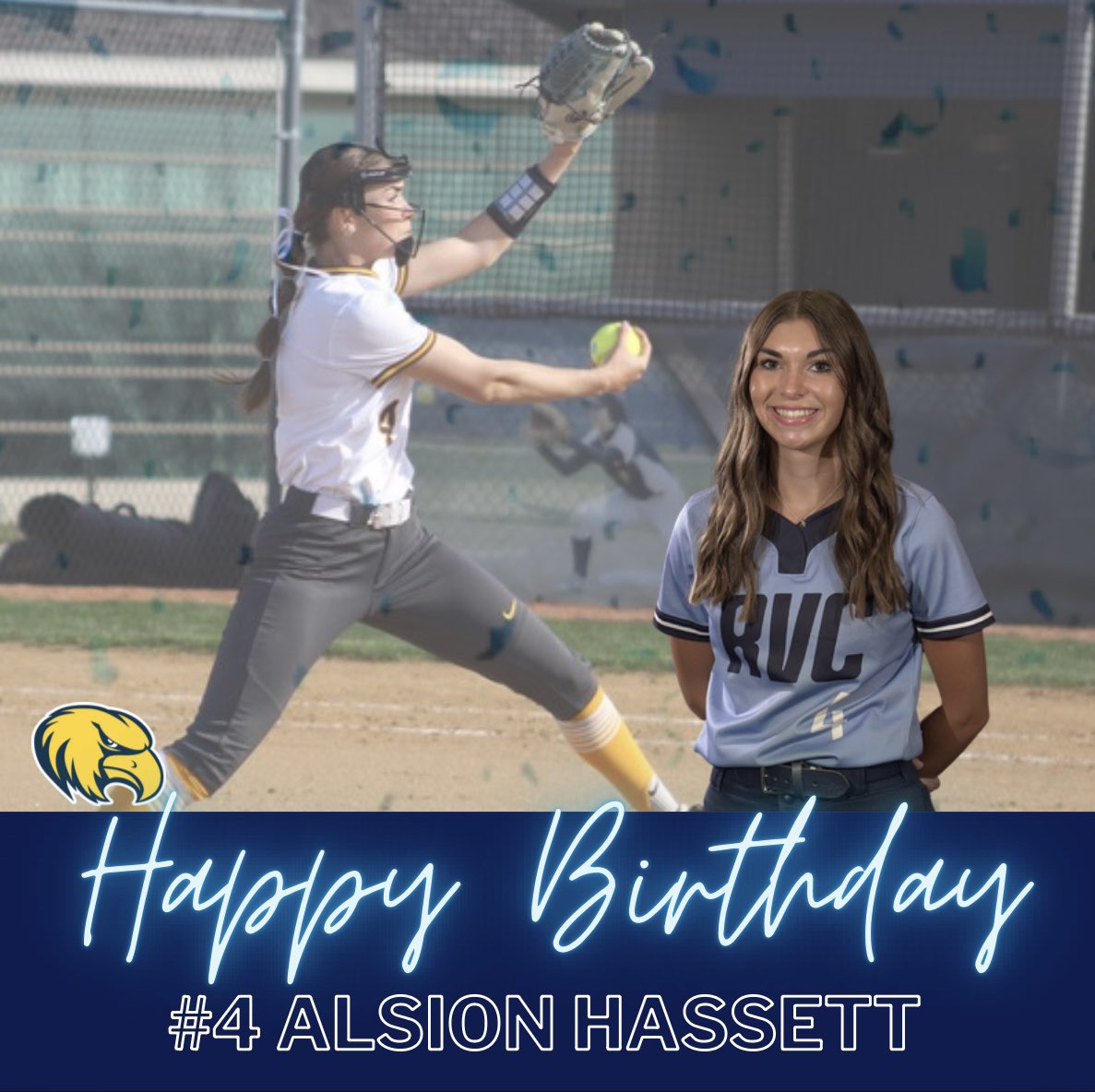 Before the day ends, we want to a wish a very happy birthday to #4 Alison Hassett