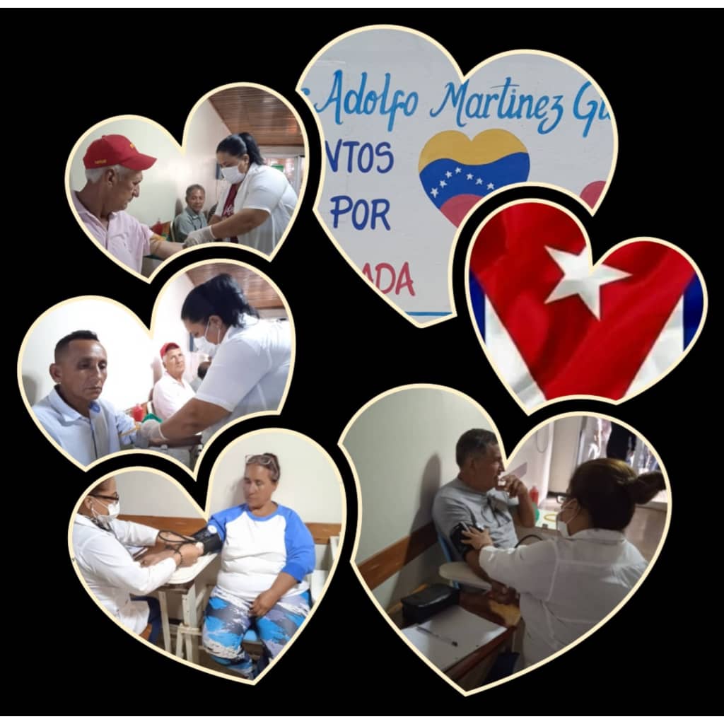 Estado Falcón CDI Adolfo Martínez Guzmán Jornada de salud en IPASME continuamos entregando amor y salud al pueblo Venezolano . #CubaPorLaVida #CubaCoopera