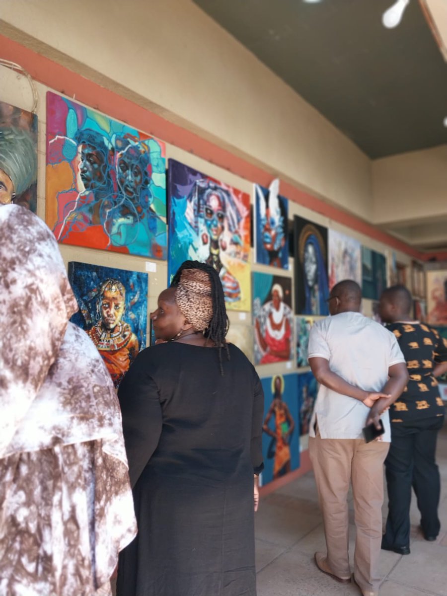 Today's the final day of the #AffordableArtShowKe Doors open at 10am. Lots of wonderful art available, lots of activities going on. See you there!