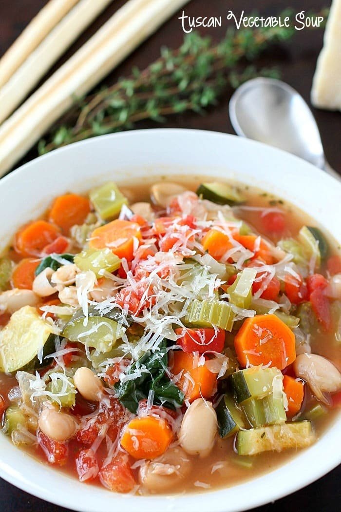 Tuscan Soup #vegetarian #vegetable #soup