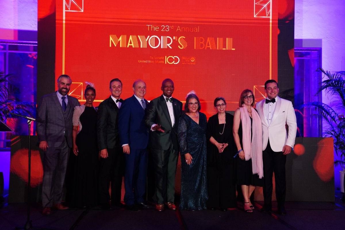 Thank you for joining us at the 23rd Annual #UWMayorsBall hosted by @MayorDaniella! Together, we raised funds to keep building a stronger and more equitable Miami-Dade County for the next century. Learn more: bit.ly/3wvB3FU #100YearsUnited #StrongerMiami