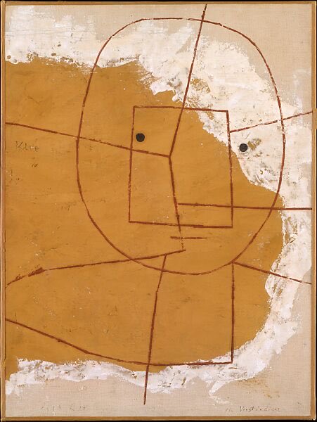 this is how your email finds me (Klee, 'One Who Understands,' 1934).